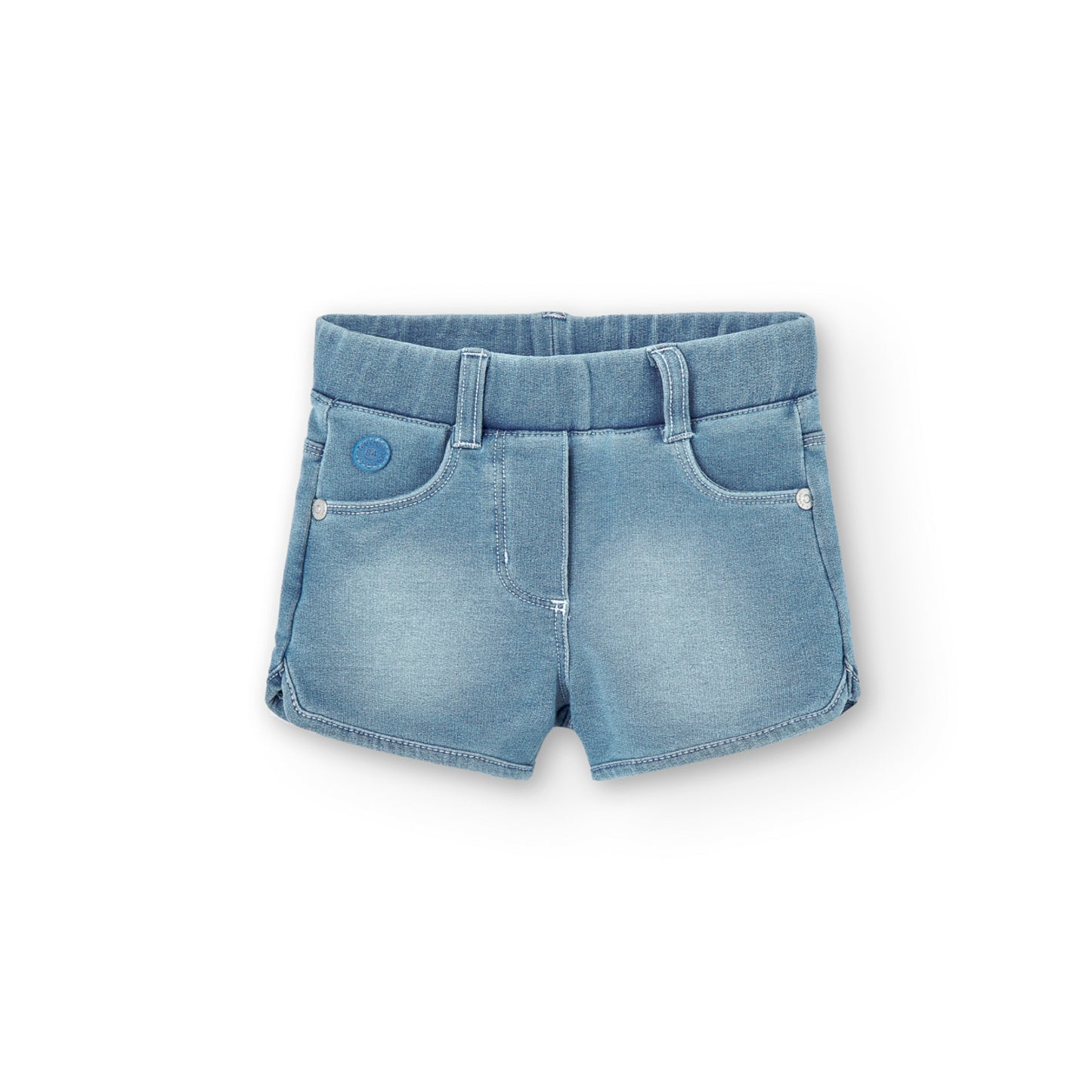BOBOLI DENIM SWEATSHIRT SHORT