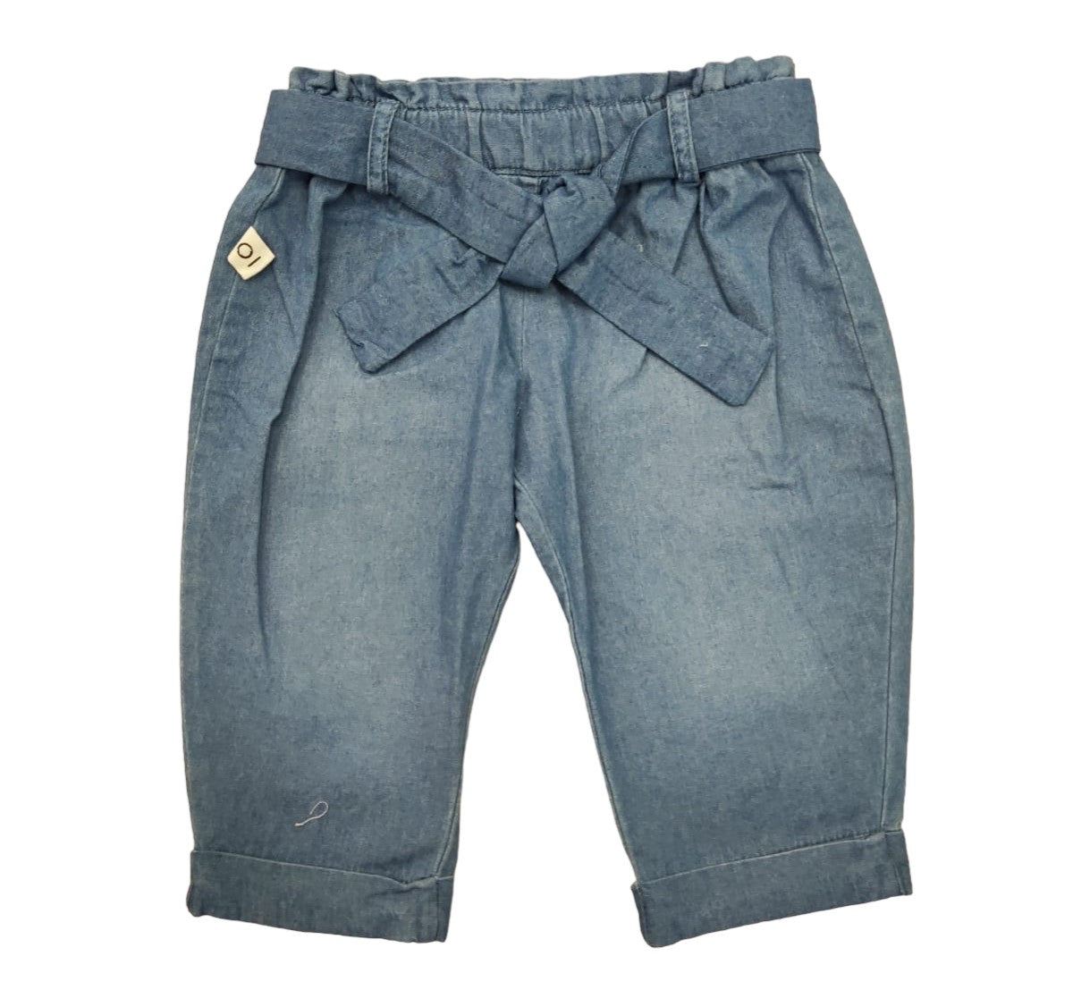Pantaloni Paperbag in Chambray MAPERO'