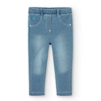 BOBOLI DENIM FLEECE PANTS