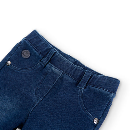 BOBOLI DENIM FLEECE PANTS