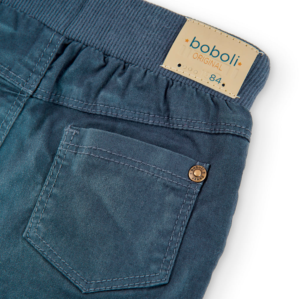 BOBOLI ELASTIC GABARDINE BERMUDA SHORTS