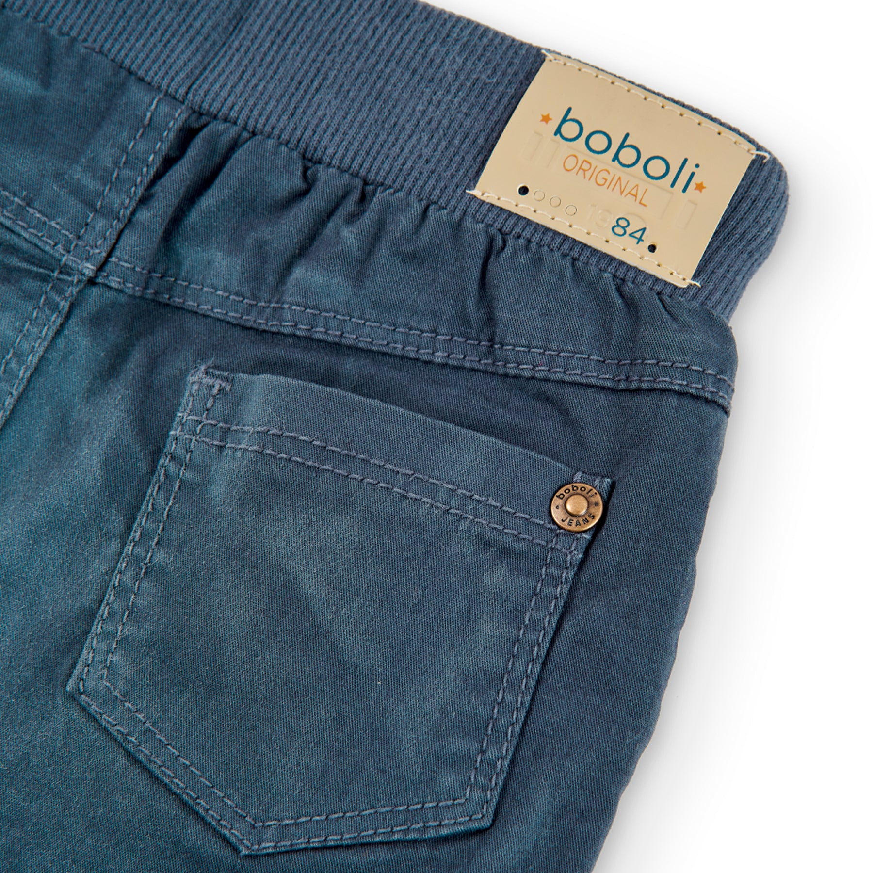 BOBOLI ELASTIC GABARDINE BERMUDA SHORTS