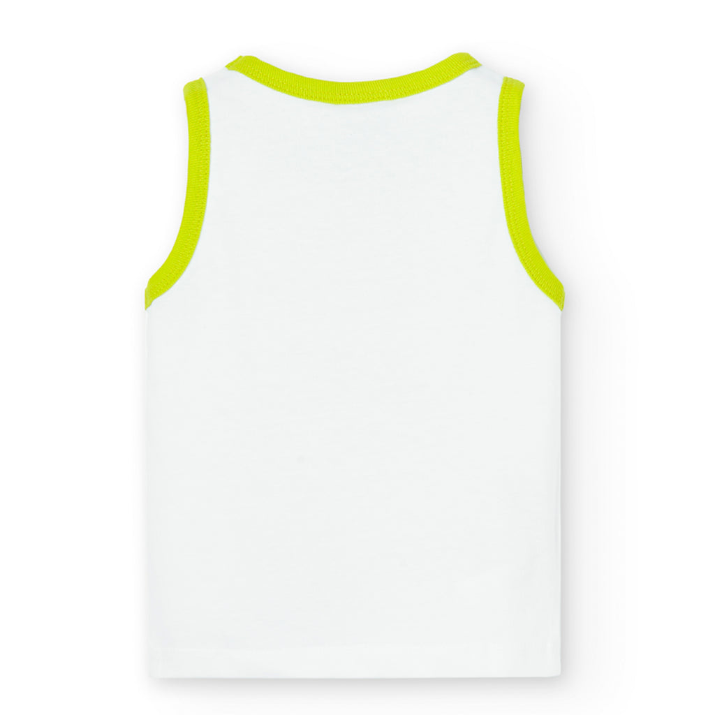 JERSEY T-SHIRT WITH BOBOLI BRACES