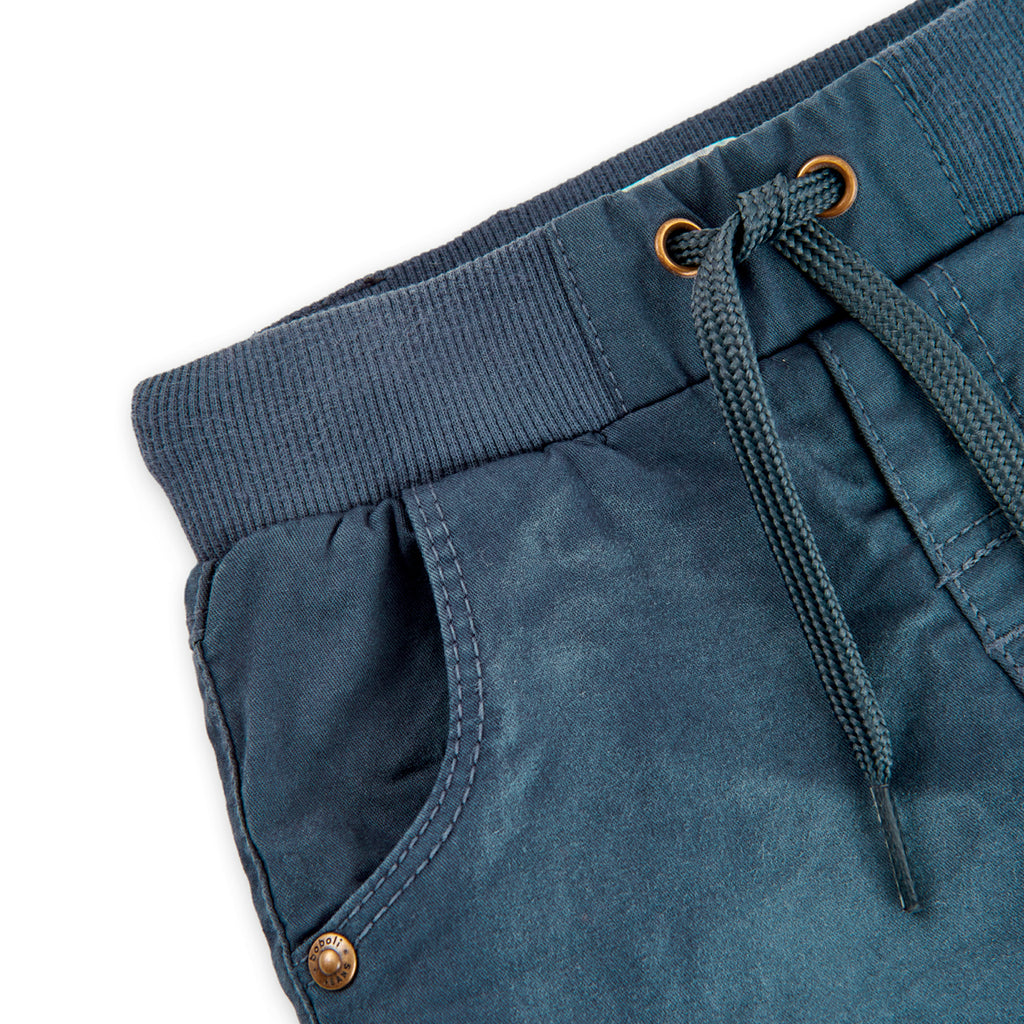 BOBOLI ELASTIC GABARDINE BERMUDA SHORTS