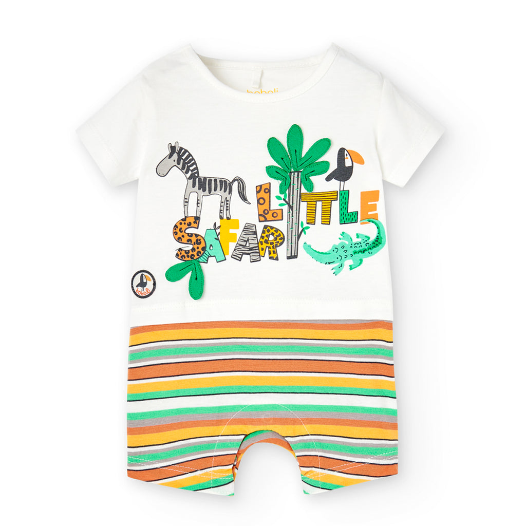 BOBOLI COMBINED JERSEY ROMPER