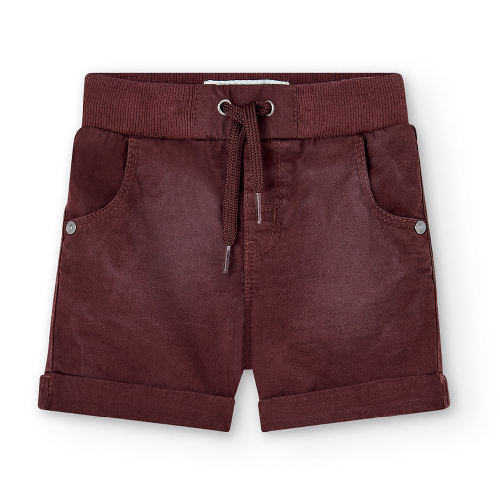BOBOLI ELASTIC GABARDINE BERMUDA SHORTS