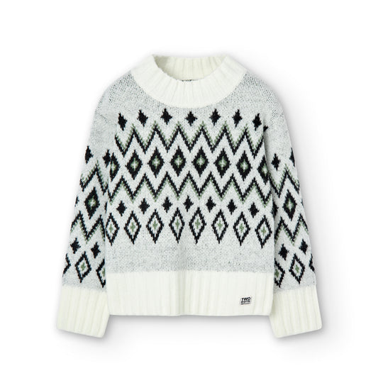 BOBOLI JACQUARD SWEATER