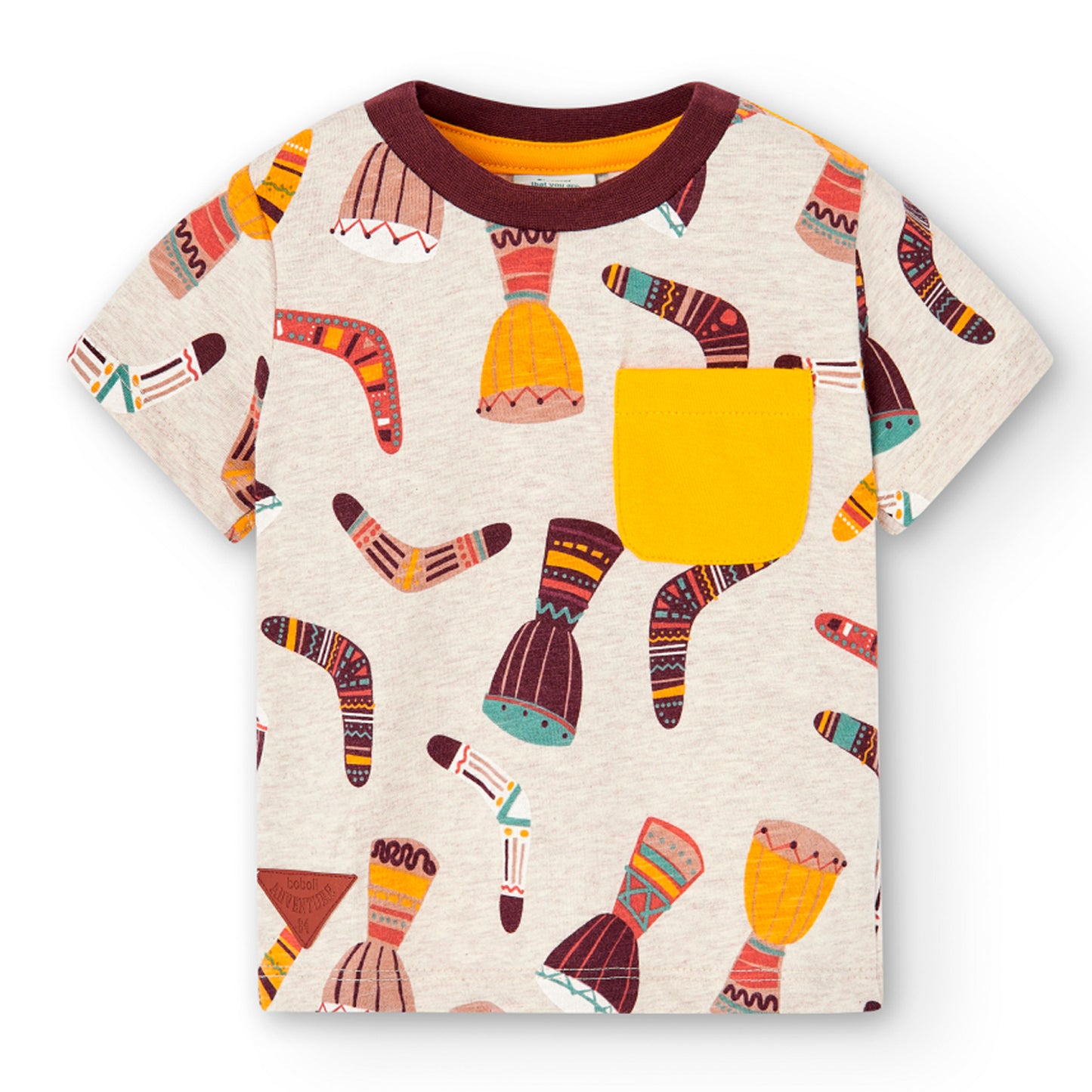 BOBOLI MULTICOLORED JERSEY T-SHIRT