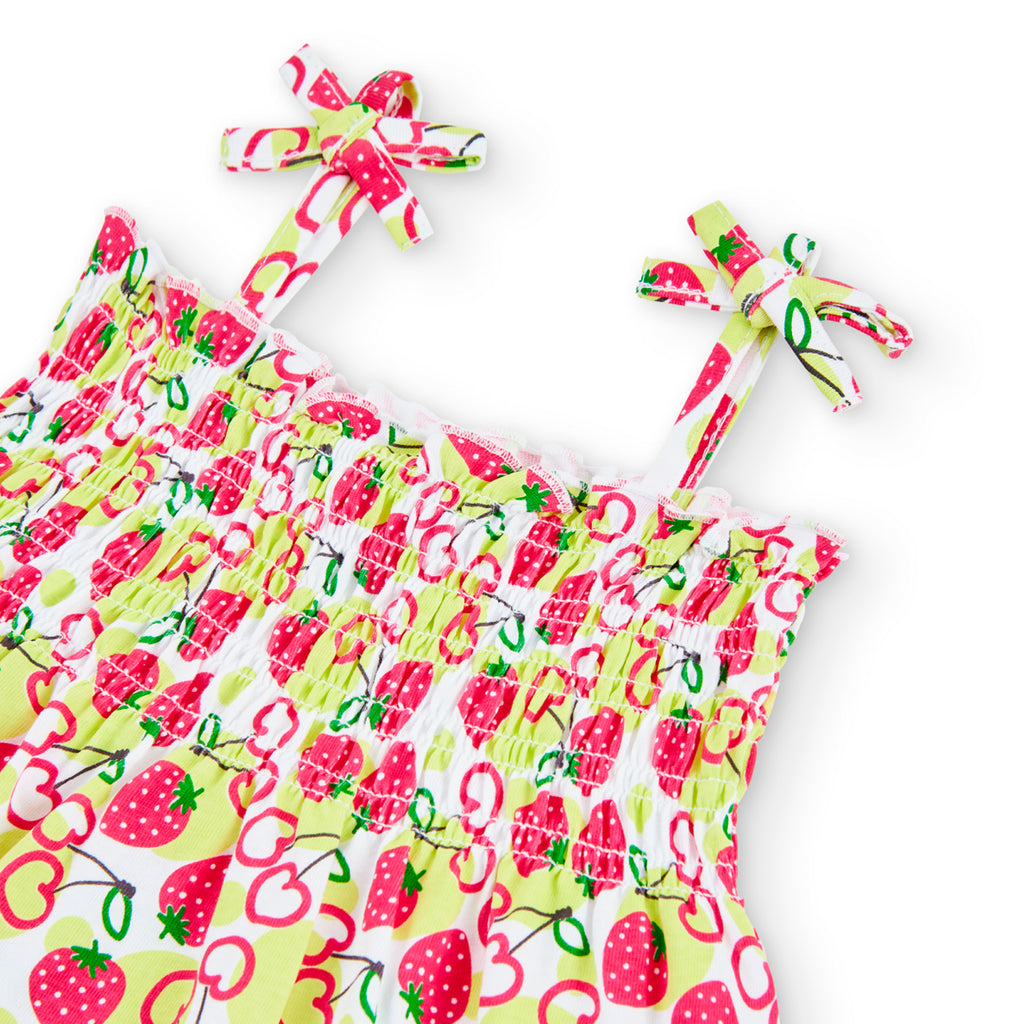 BOBOLI FRUIT JERSEY DRESS