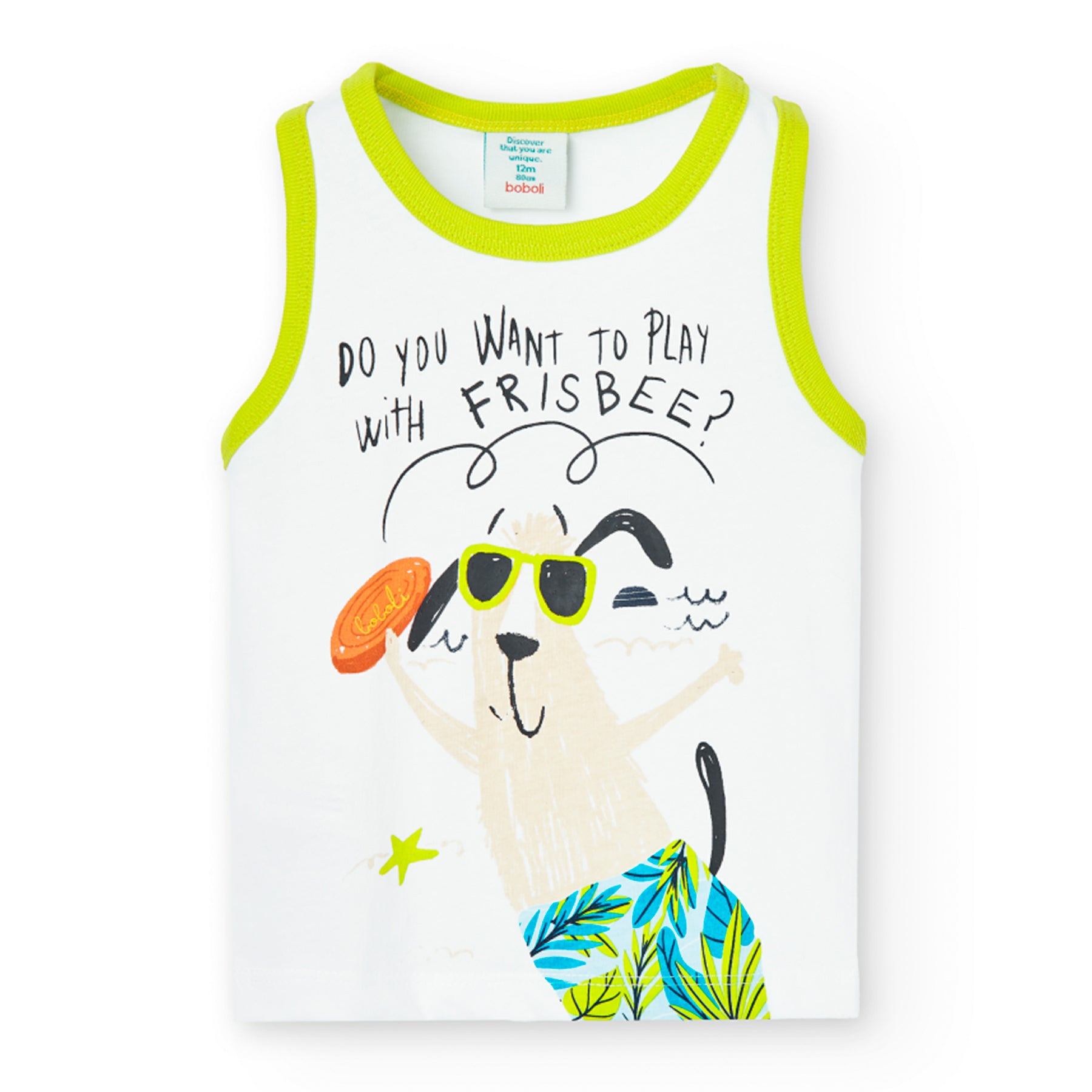 JERSEY T-SHIRT WITH BOBOLI BRACES