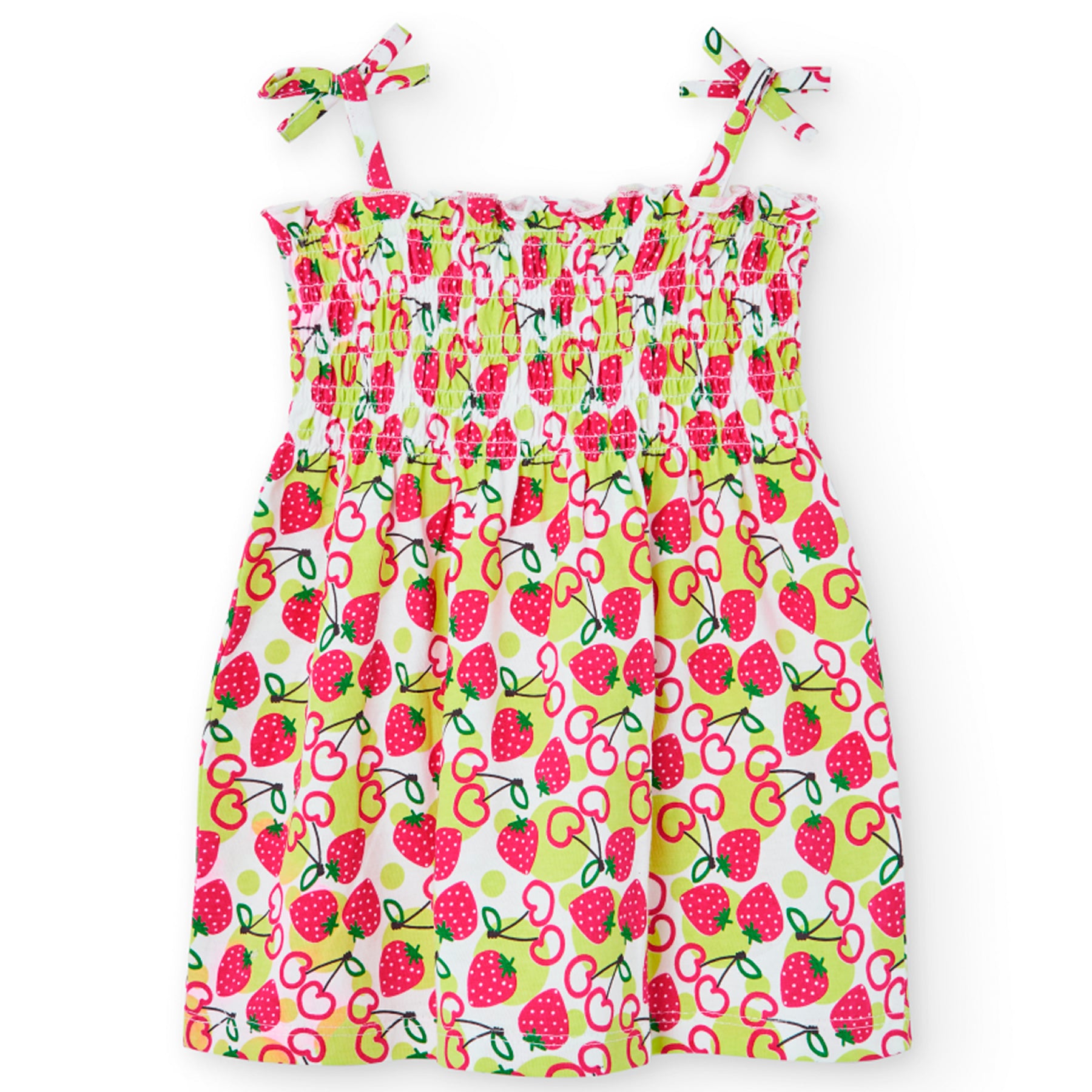 BOBOLI FRUIT JERSEY DRESS